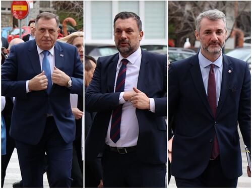 HDZ, SNSD i Trojka počeli sastanak u Mostaru