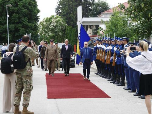 Helez i Reilly otvorili renovirani objekt straže u kasarni 'Rajlovac'