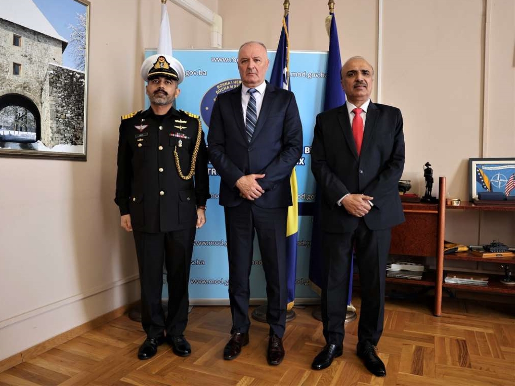 Helez razgovarao s ambasadorom Pakistana i novoimenovanim vojnim atašeom