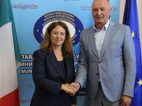Helez s italijanskom ambasadoricom: Konstantna otvorena podrška Italije BiH