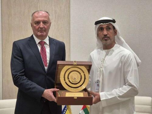 Helez sa državnim ministrom za pitanja odbrane UAE Al Mazroueiem