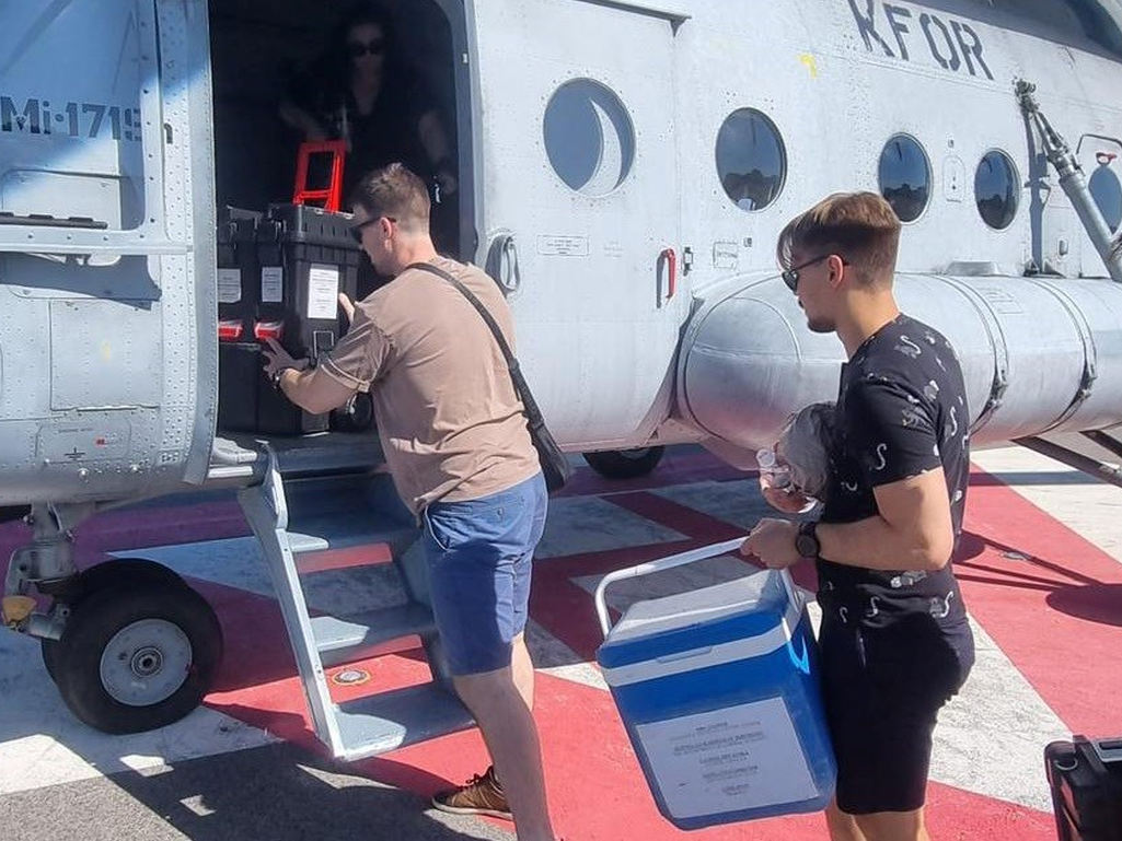 Helikopterom HRZ-a hitno transportirano srce iz Splita u Zagreb