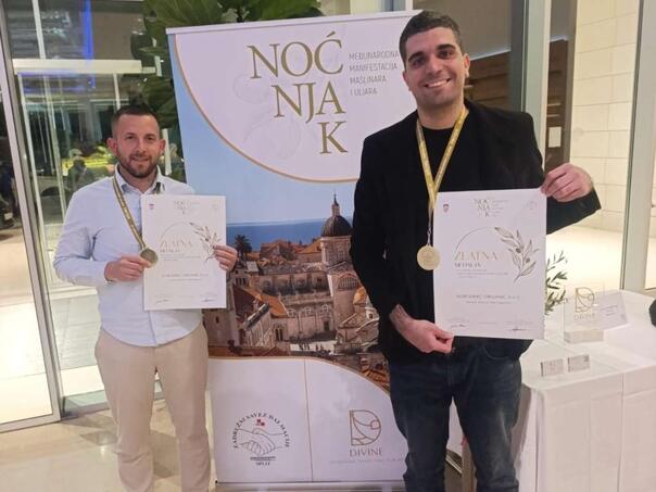 Hercegovačko maslinovo ulje osvojilo dvije zlatne medalje u Dubrovniku