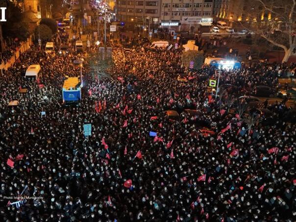 Hiljade građana na ulicama Istanbula zbog pritvaranja gradonačelnika Imamoglua