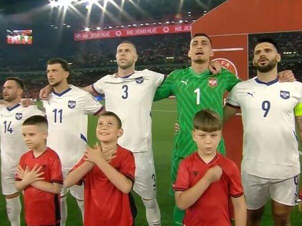 Himna Srbije nije se čula od buke, dječaci šokirali gestovima