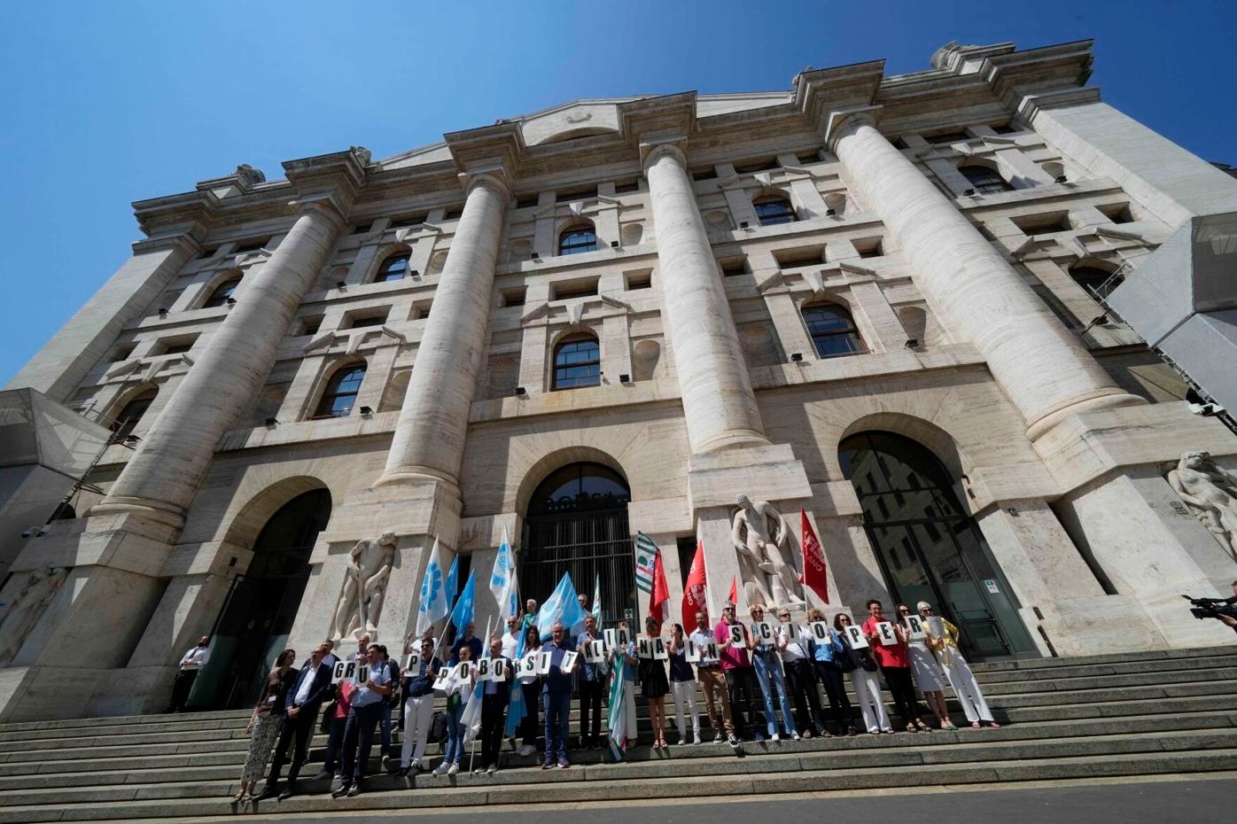 Historijski štrajk službenika milanske berze