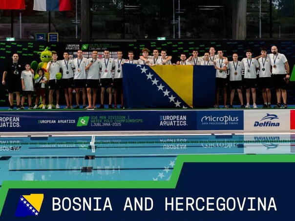 Historijski uspjeh u Ljubljani: Kadetska vaterpolo reprezentacija BiH osvojila bronzu