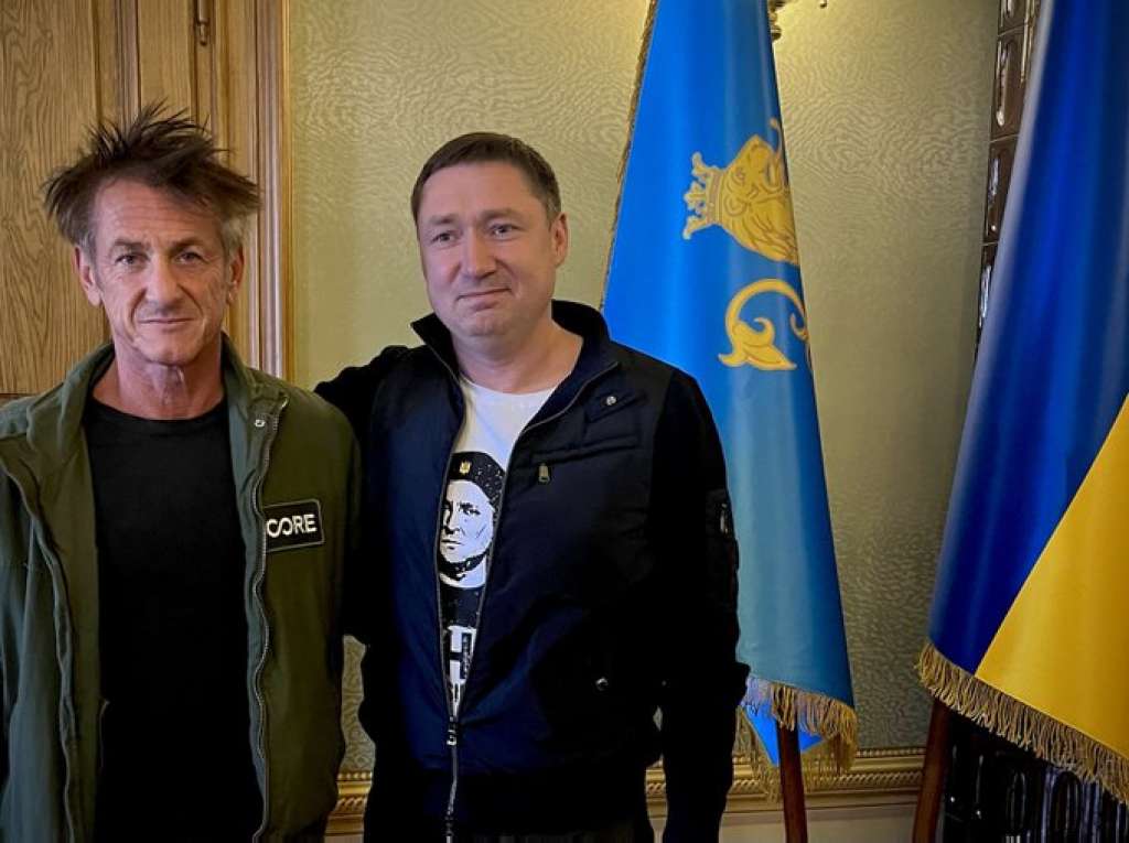 Holivudski glumac Sean Penn posjetio Ukrajinu