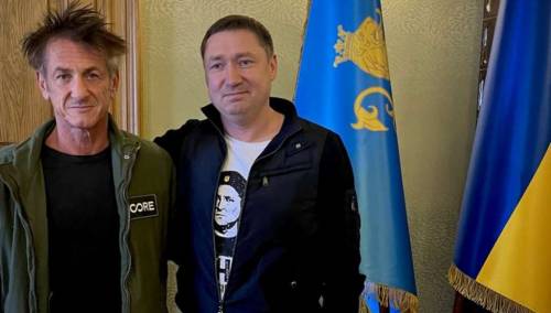 Holivudski glumac Sean Penn posjetio Ukrajinu