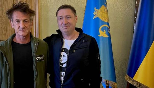 Holivudski glumac Sean Penn posjetio Ukrajinu