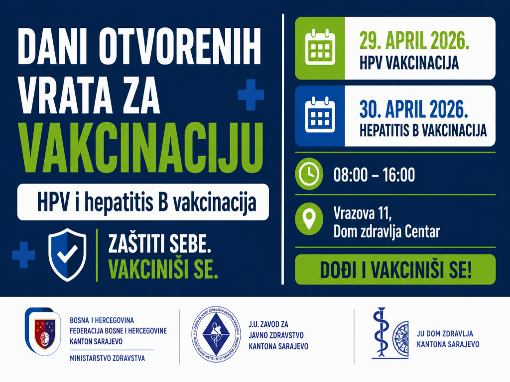 HPV i hepatitis B vakcinacija za studente i zdravstvene radnike