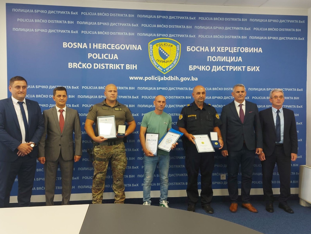 Hrabrost i predanost nagrađeni u Policiji Brčko distrikta