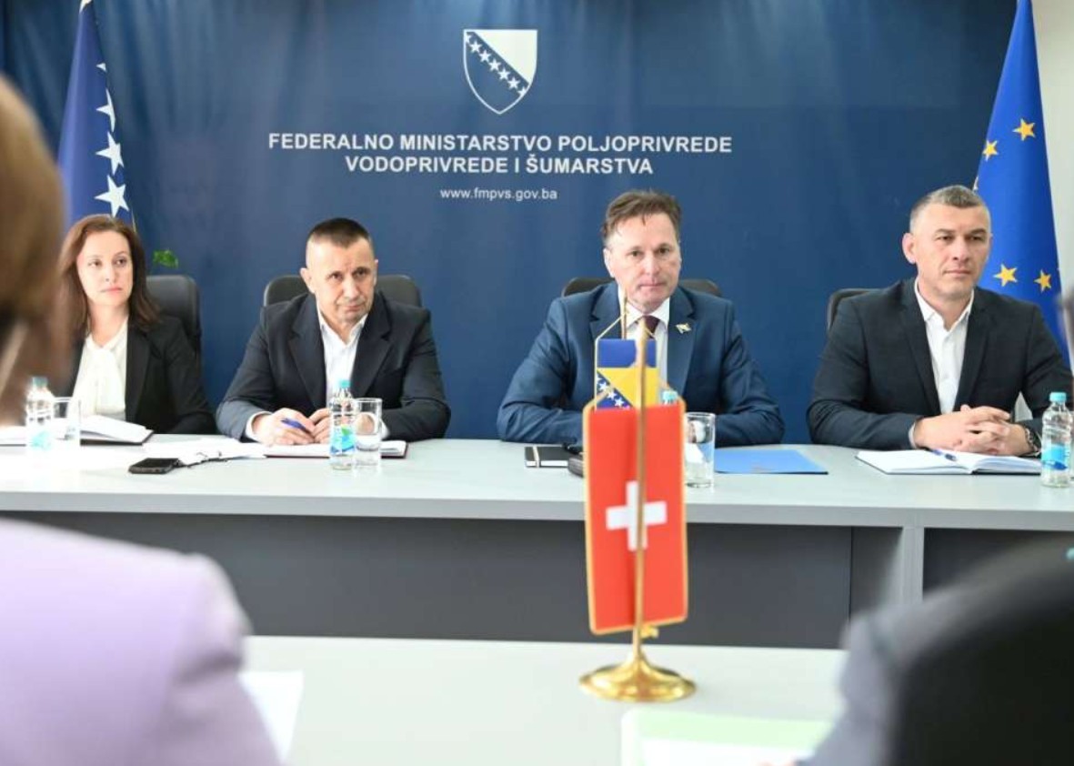 Hrnjić s delegacijom Udruženja švicarskih vlasnika šuma WaldSchweiz