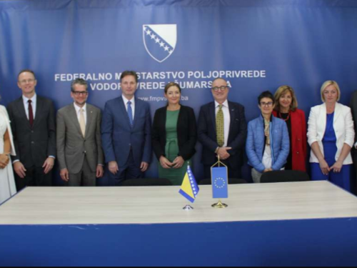 Hrnjić razgovarao s međunarodnim partnerima o projektima iz oblasti voda