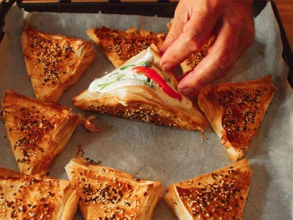 Hrskavi pizza sendviči gotovi za nekoliko minuta