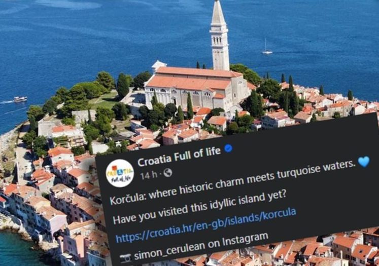 Hrvati se propisno osramotili: Korčulu promovisali fotografijom Rovinja