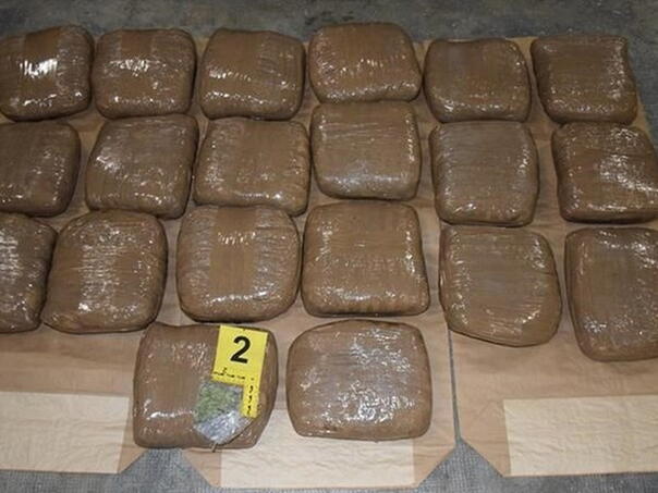 Hrvatska: Crnogorac u Audiju uhvaćen s više od 22 kilograma marihuane
