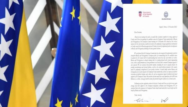 Hrvatska i Grčka uputile podršku kandidatskom statusu BiH