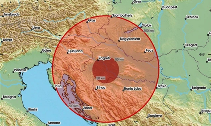 Umjeren potres uznemirio stanovnike Petrinje