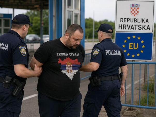 Hrvatska protjerala još jednog Srbina: Nosio nacionalističku majicu?