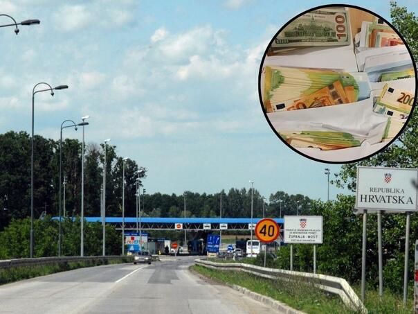 Državljanin BiH kažnjen sa 11.490 eura zbog neprijavljenog novca na granici