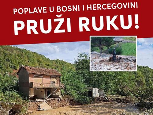Hrvatski Caritas prikupio još 160.000 eura pomoći za stradale u poplavama u BiH