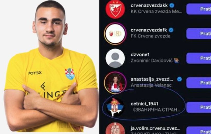 Hrvatski klub otjerao igrača jer je lajkovao stranicu "Četnici 1941"