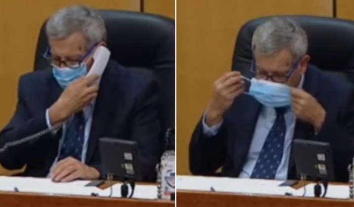 Hrvatskom političaru telefonom javili da naopako nosi masku