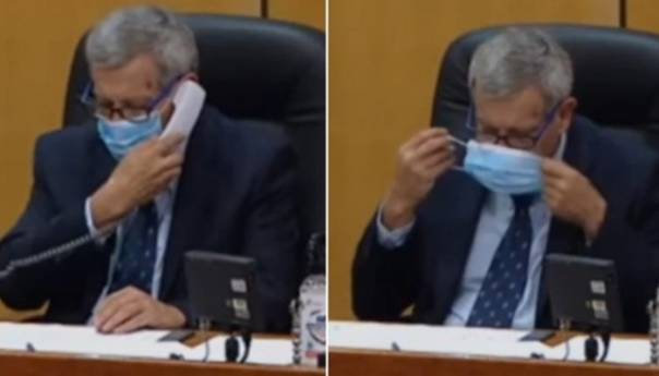Hrvatskom političaru telefonom javili da naopako nosi masku