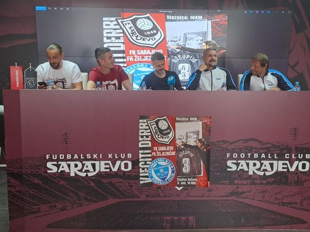 Humanitarna utakmica veterana Sarajeva i Željezničara u nedjelju