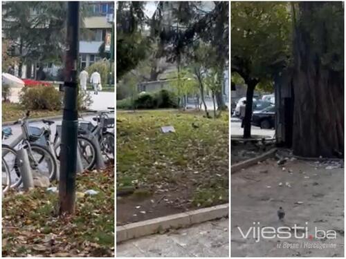 Video: I centar Sarajeva zatrpan smećem, šta radi 'Rad'?