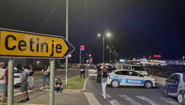 I dalje blokiran put Podgorica - Cetinje