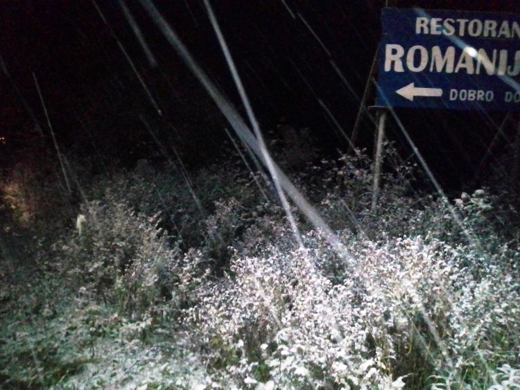 I na Romaniji prve pahulje u ovoj sezoni