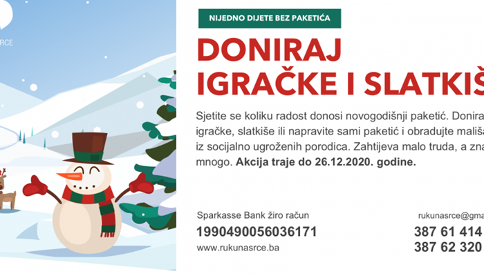 I ove godine realizacija projekta 'Nijedno dijete bez paketića'