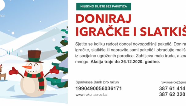 I ove godine realizacija projekta 'Nijedno dijete bez paketića'