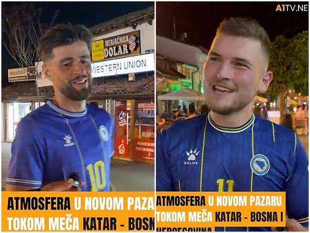I Sandžak u plavom i žutom: Navijamo za BiH!