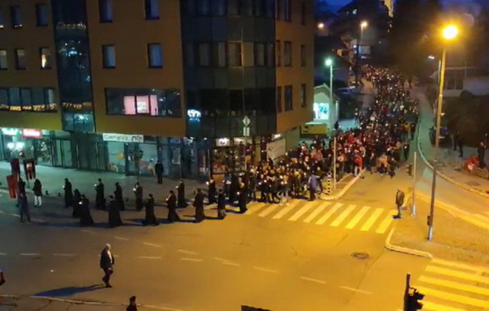 I večeras okupljanja u nekoliko gradova u Crnoj Gori