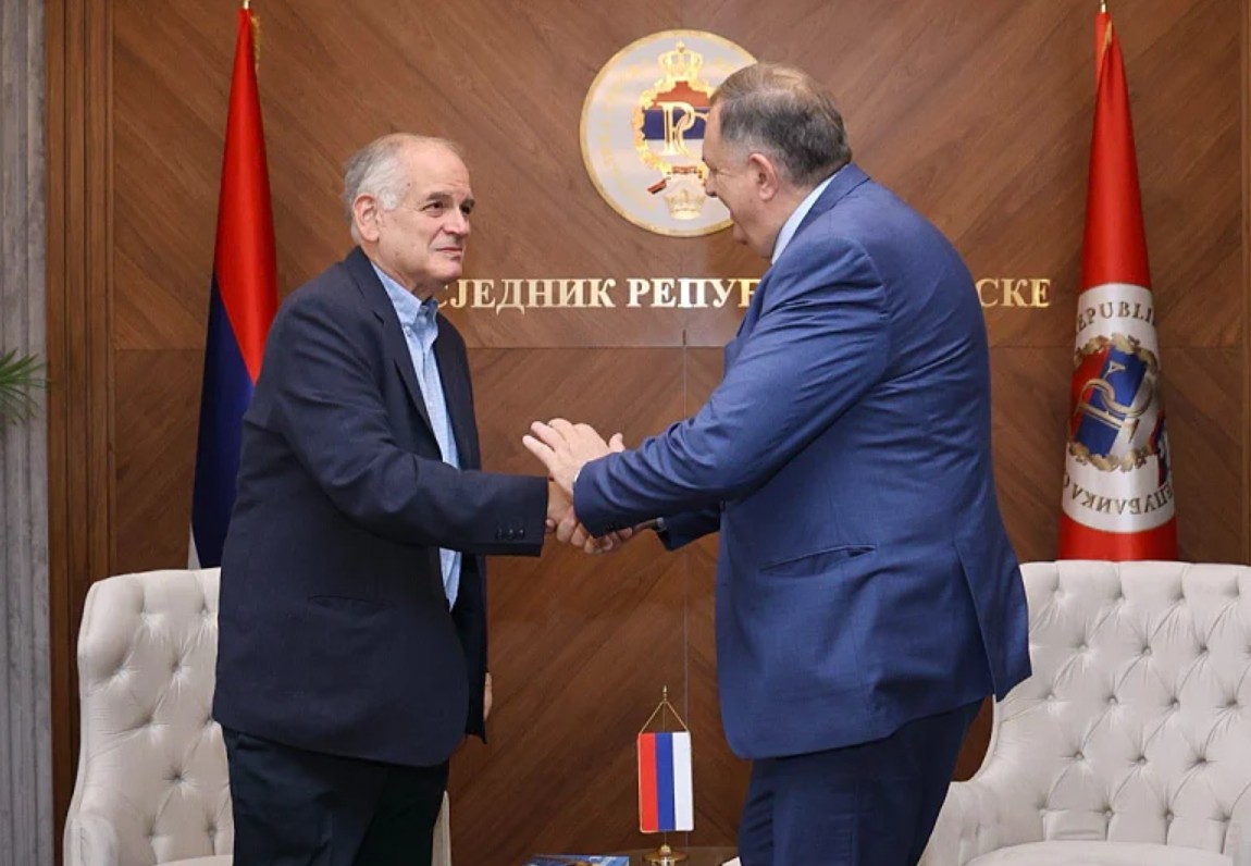 Iako više nije na funkciji, Dodik dočekao brata Netanyahua u Palati predsjednika RS-a