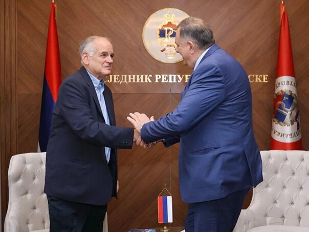 Iako više nije na funkciji, Dodik dočekao brata Netanyahua u Palati predsjednika RS-a