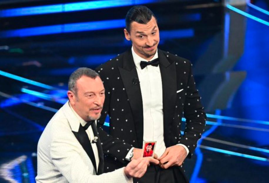 Ibrahimović izašao na scenu Sanrema uz hit Lepe Brene