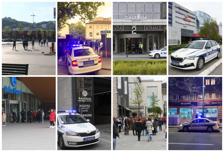 Identifikovane lokacije iz sedam zemalja s kojih su stizale dojave o bombama