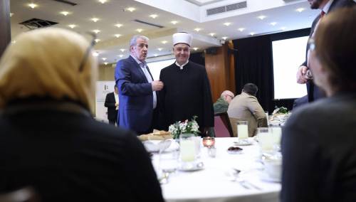 Iftar reisul-uleme sa saradnicima projekta 'Pod nebom vedre vjere'