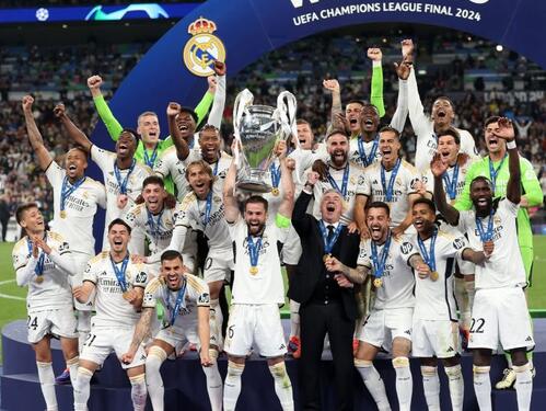 Igrači Reala podigli trofej Lige prvaka
