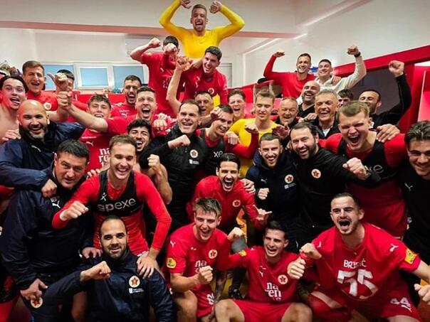 Igrači Veleža burno proslavili plasman u Evropu