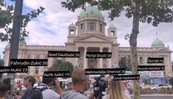 Imena žrtava genocida u Srebrenici “na” Skupštini Srbije