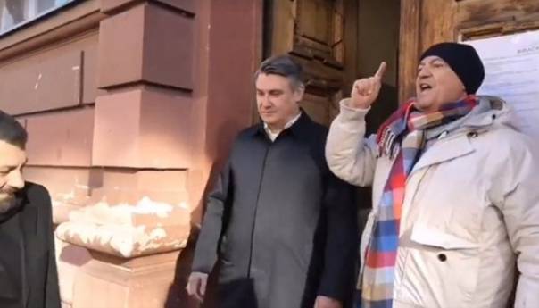 Incident na biralištu, Milanović verbalno napadnut