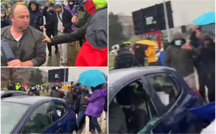 Incident u Beogradu: Autom se zaletio u ljude na protestima