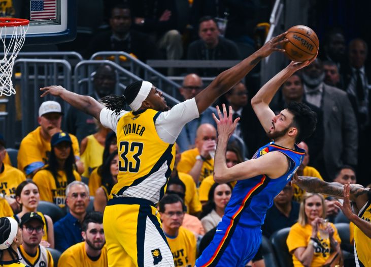 Indiana savladala Oklahomu i povela u finalnoj seriji NBA lige