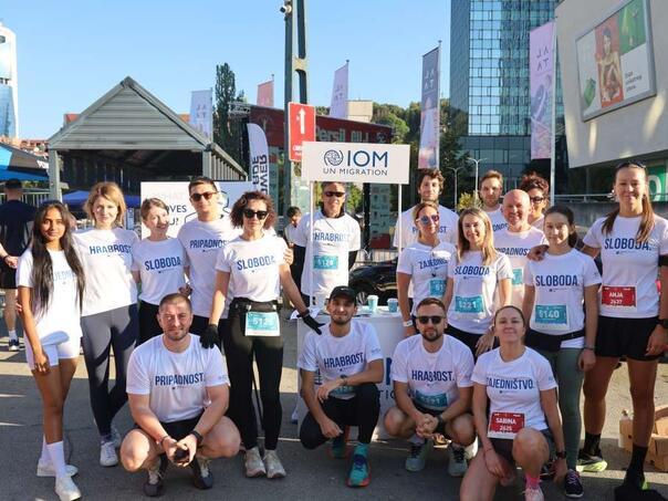 IOM povezao sport i migracije na Sarajevskom polumaratonu