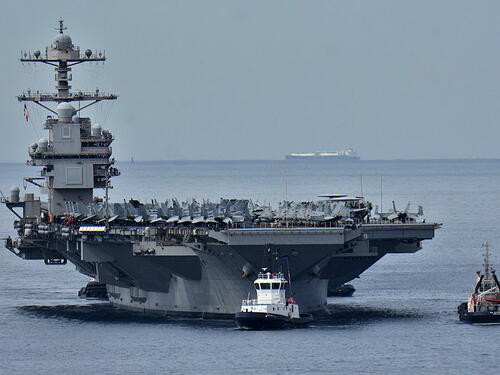 Iran smatra logističke centre američkog nosača aviona Gerald Ford legitimnom metom